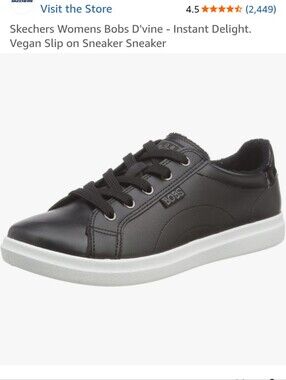 Skechers Bob Divine Slip-On Sneakers - Black
